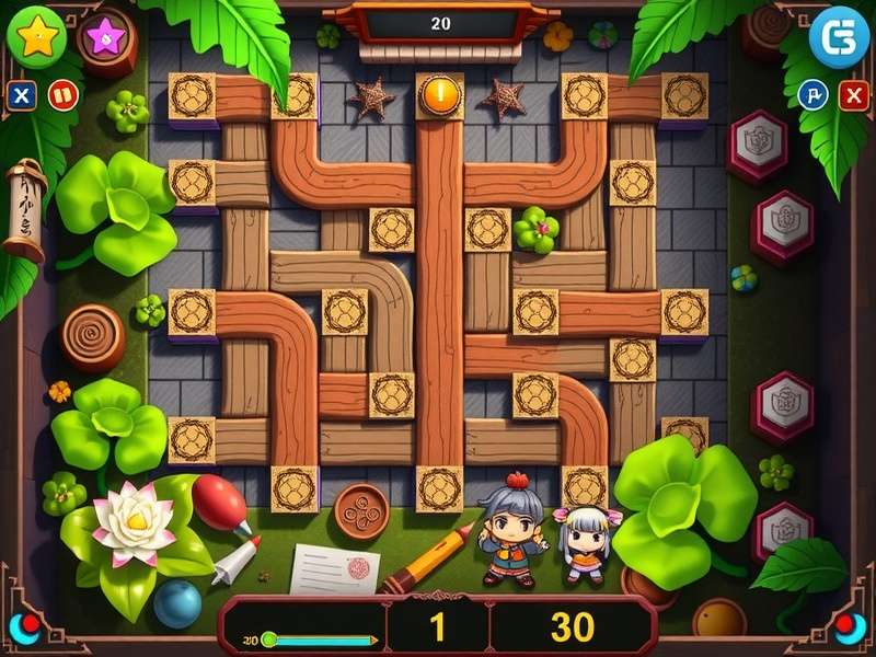 Lotus Labyrinth Legend puzzle mechanics demonstration