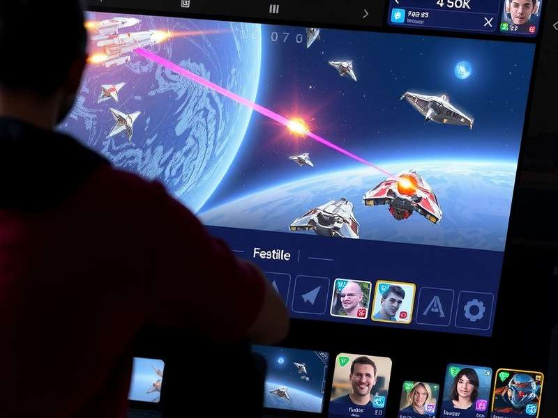 Galactic Anise Blitz esports tournament with live audience and professional players