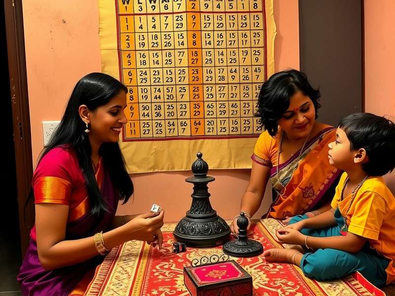 Ancient Indian manuscript showing early game references