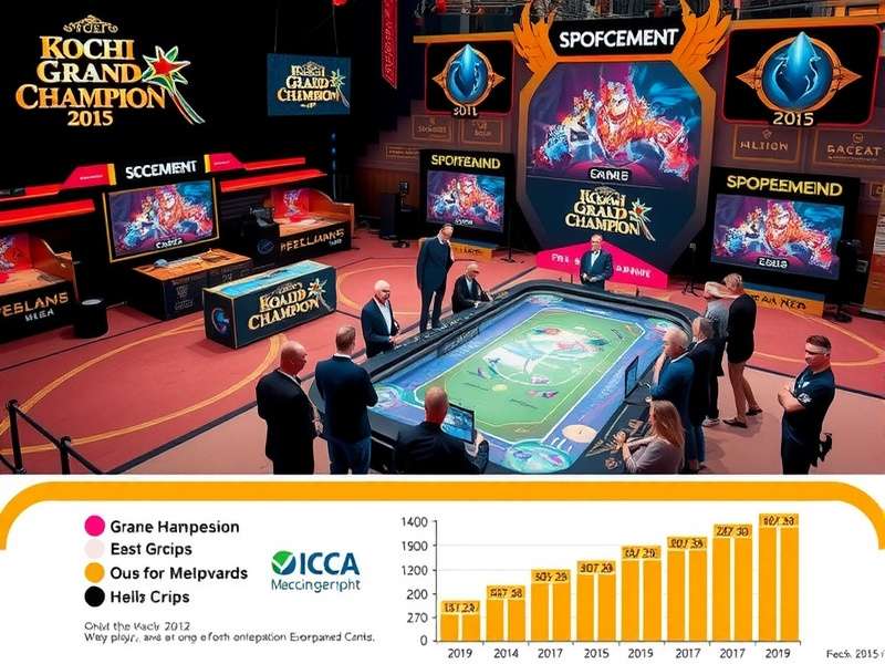 Historical growth chart of Kochi Grand Champion participation