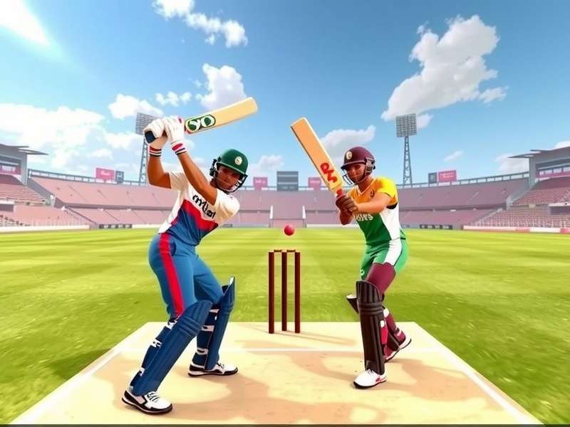 VR Cricket Elite Duel gameplay screenshot