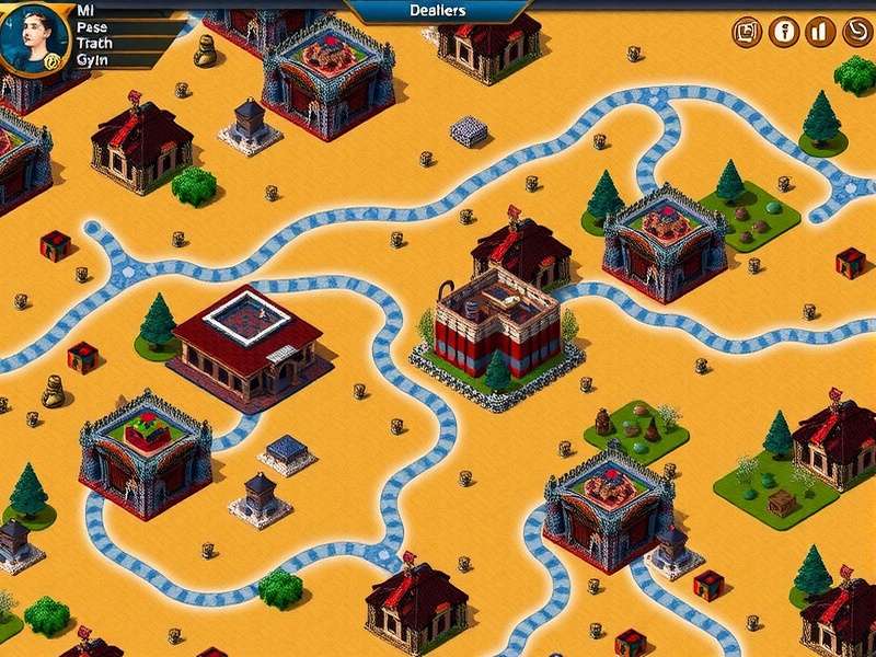 Maurya Mastery Mayhem gameplay screenshot showing strategic map view