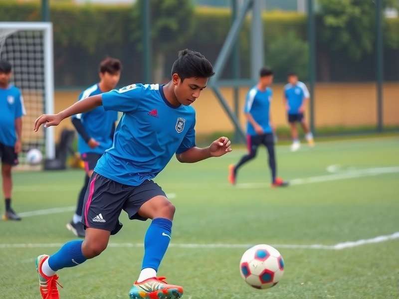 Indian football academy training facilities