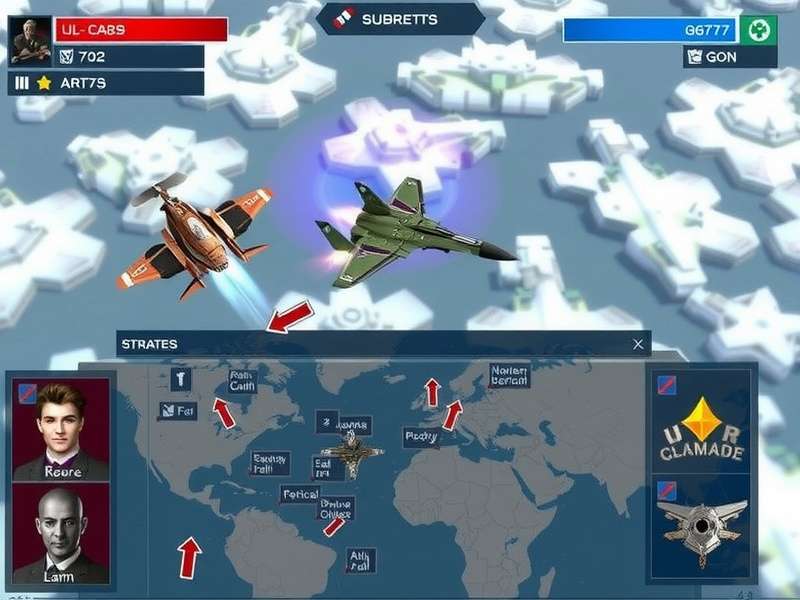 Supreme Sky Commander character selection screen