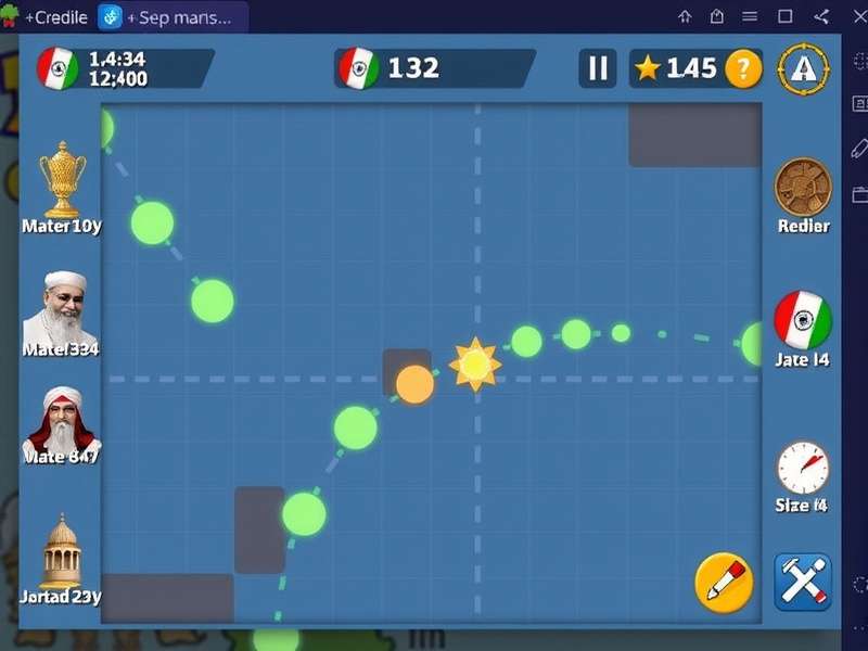 Rapid Move India strategy guide showing optimal movement paths