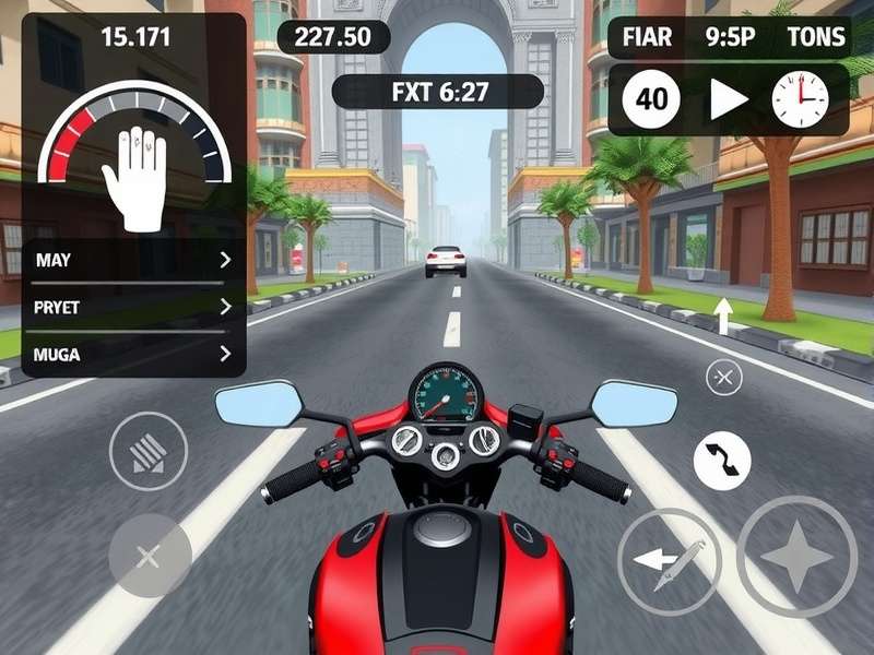 Turbo Racer Pro gameplay screenshot showing Indian city environment
