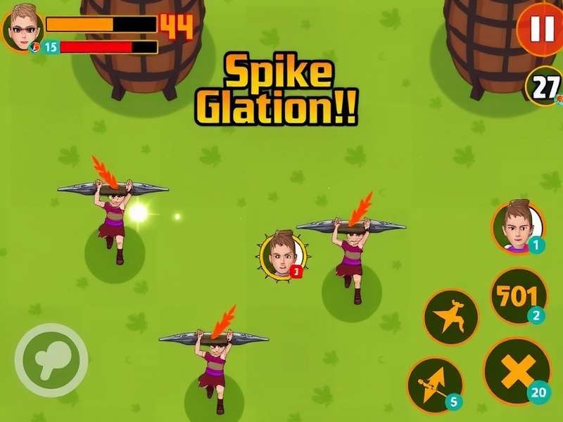 Spike Gladiators IN strategy guide illustration