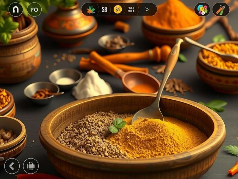 Masala Cumin Journey gameplay screenshot showing spice collection