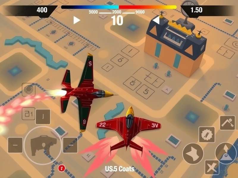 Jaipur Jets Ace Gladiator control interface and HUD