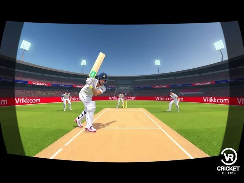 VR Cricket Elite Duel batting interface