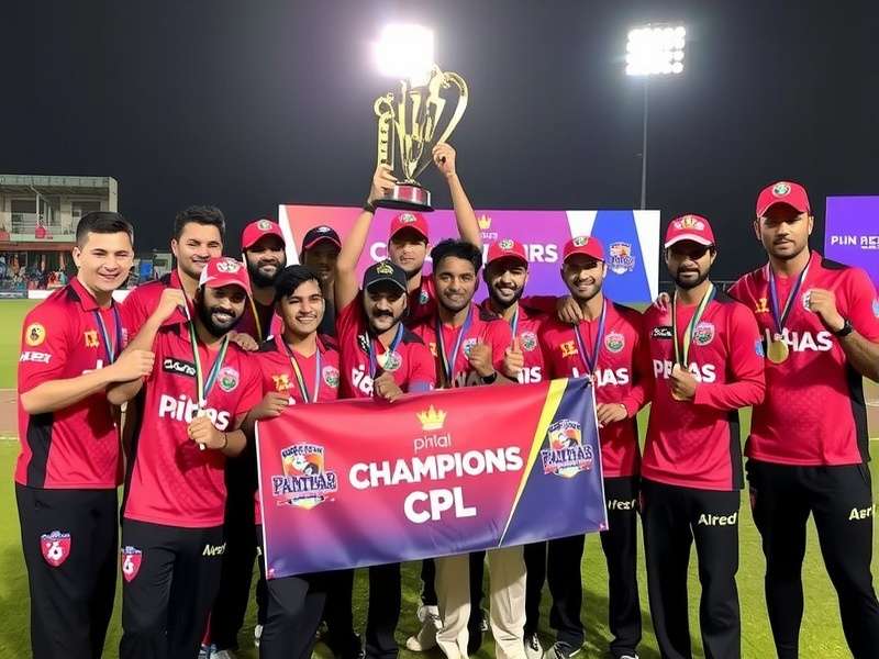 Punjab Panthers CPL trophy celebration and achievements