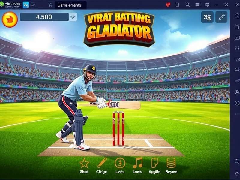 Virat Batting Gladiator Gameplay Features
