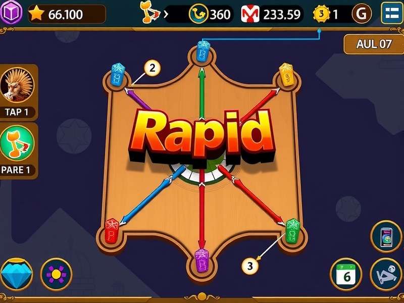 Rapid Move India features showcase with multiple game elements