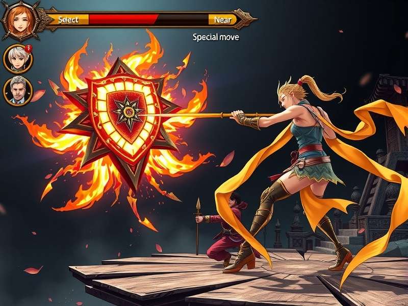 Courageous Spear Duelist character selection screen