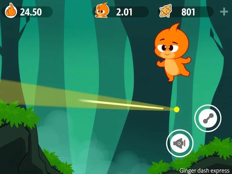 Ginger Dash Express power-up demonstration