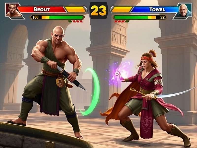 Mughal Mayhem Fighters gameplay screenshot showing character combat