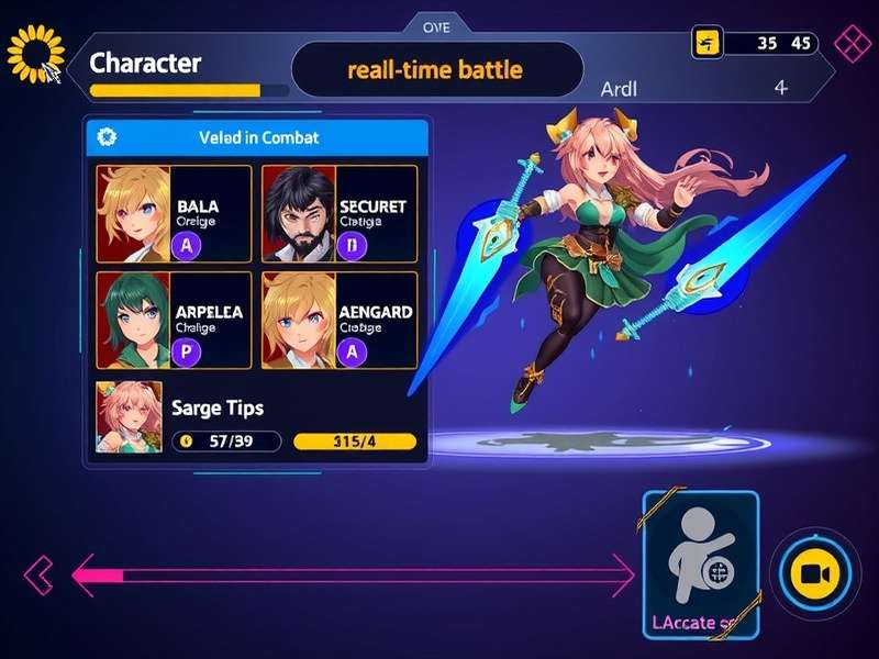 Dream Team battle interface showing real-time combat