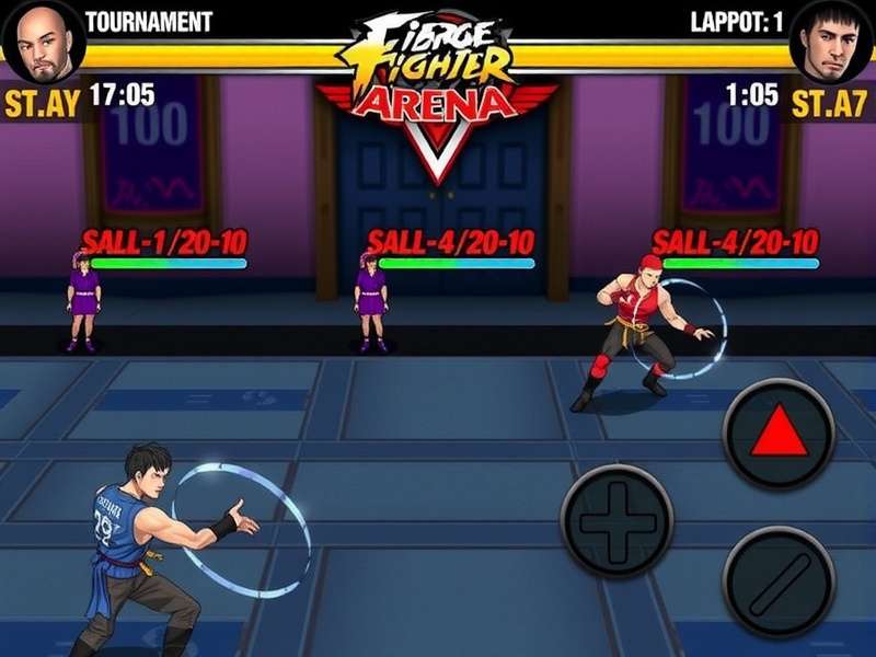 Fierce Fighter Arena control layout and interface