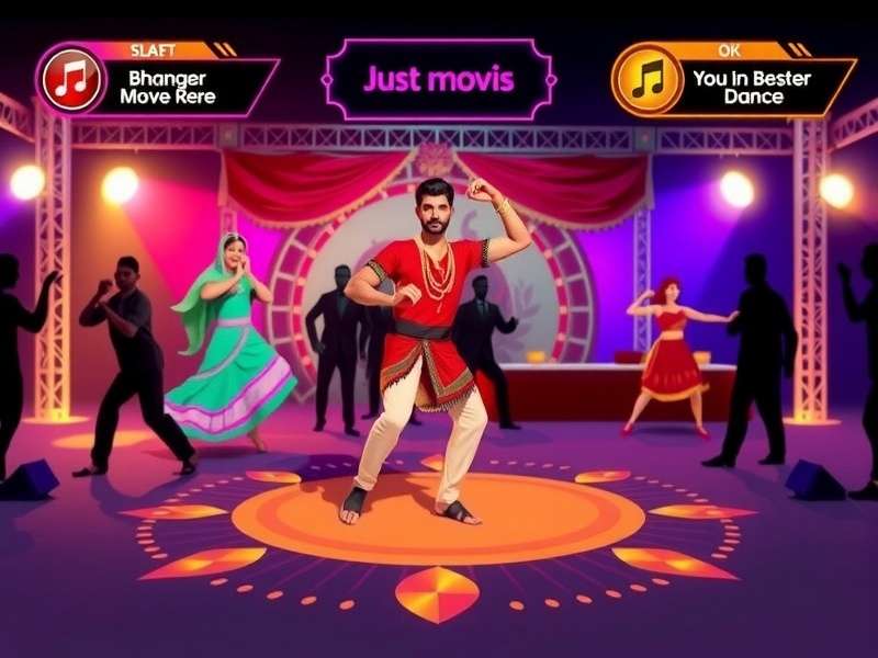 Bhangra Burnout music selection interface