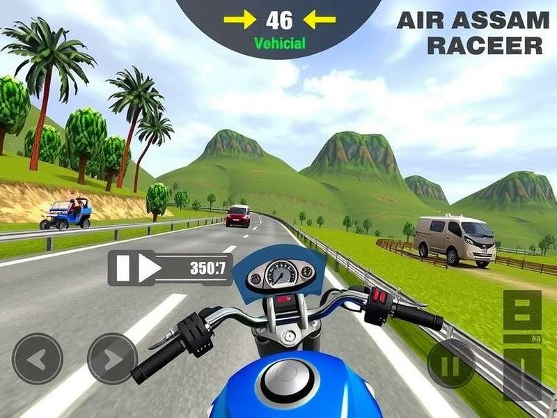 Air Assam Racer control scheme and interface