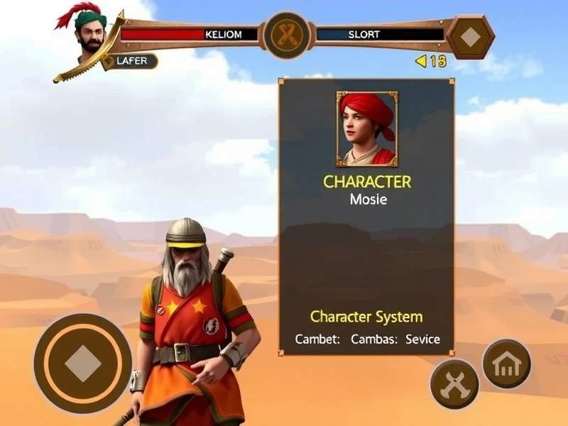 Rajasthan Rajah S Rage gameplay screenshot showing desert landscape