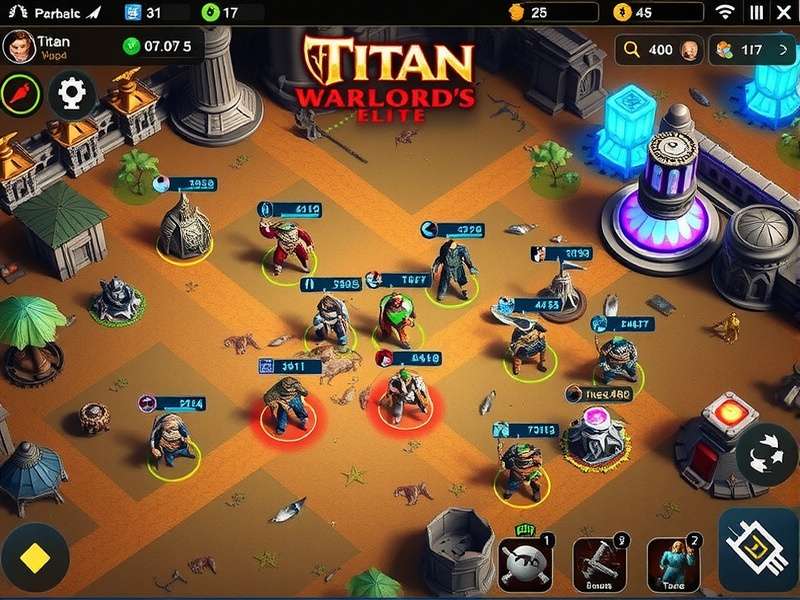 Titan Warlord Elite Battle Scene