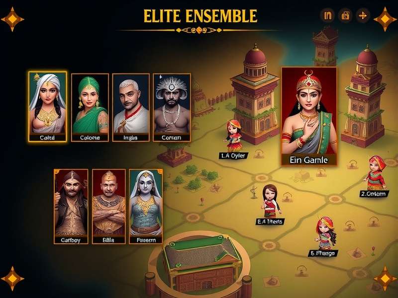 Elite Ensemble gameplay screenshot showing character selection