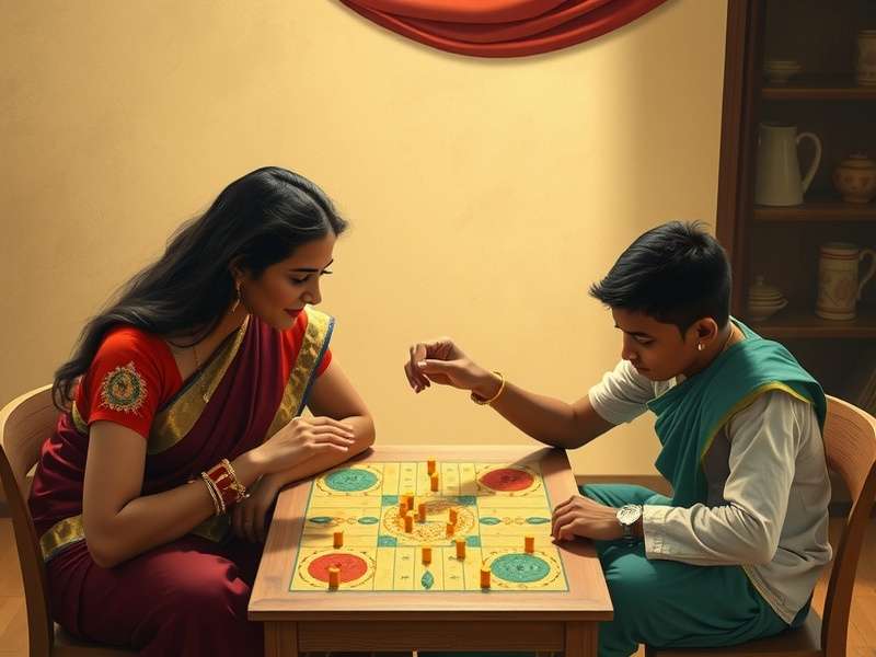 Ludo King Indian Classic gameplay board