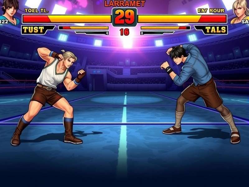 Desi Fighter Elite gameplay screenshot showing characters in combat