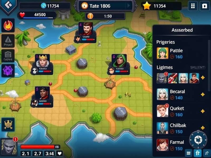 Gains Garrison Guard battle strategy interface