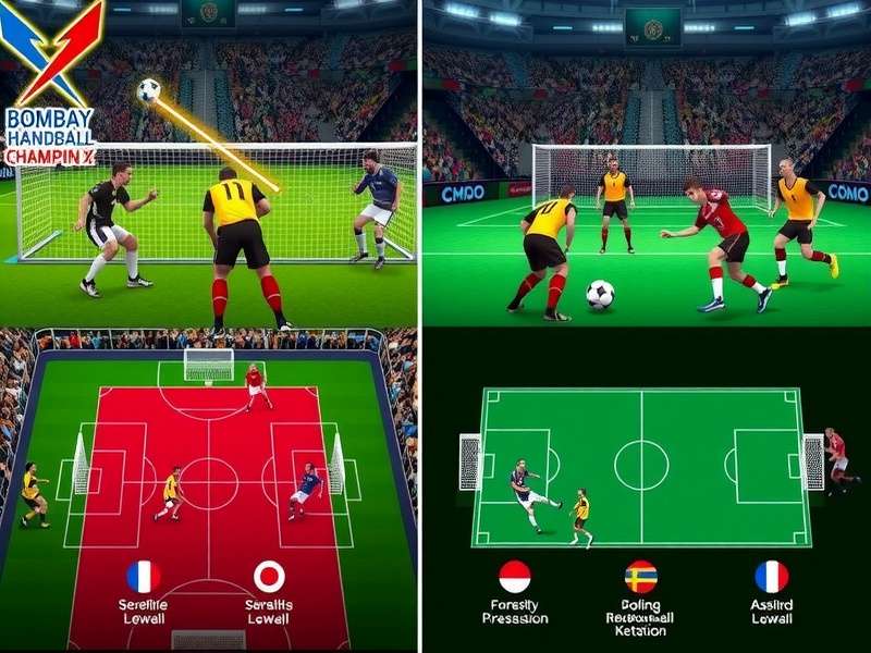 Evolution of Bombay Handball Champion X through different versions