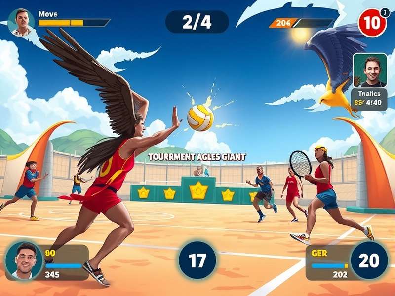 Volley Eagles Giant strategic gameplay illustration