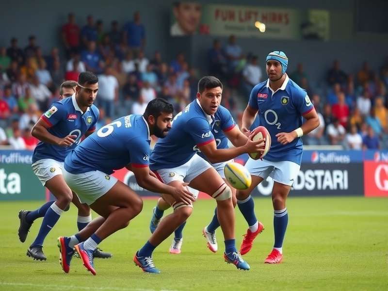 Championship celebrations and tournament moments in Indian Rugby Dominators