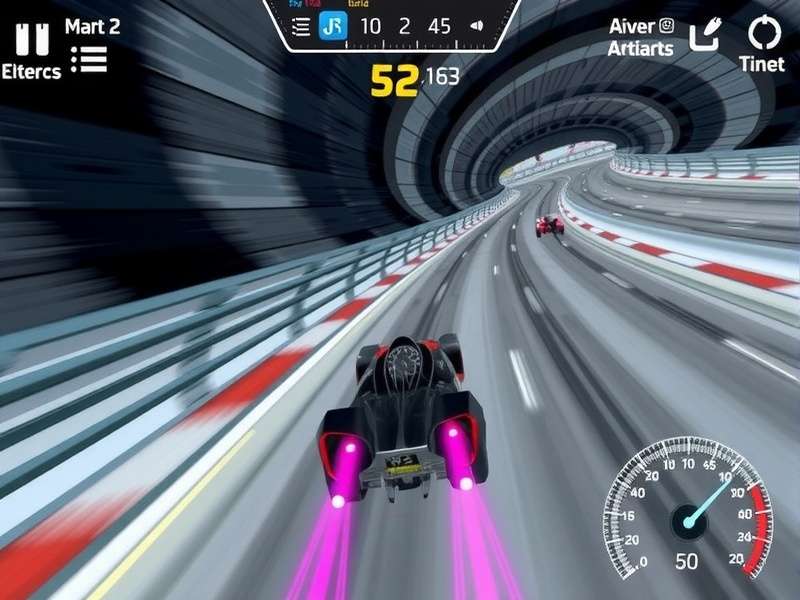 Sovereign S Sprint gameplay screenshot showing high-speed racing action