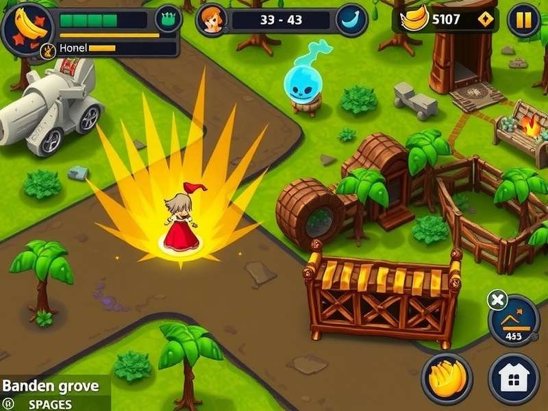 Golden Grove home base in Banana Arcane Warrior