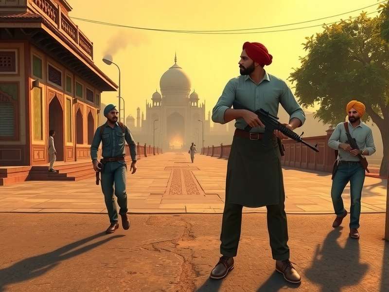 Amritsar Assailant character lineup showing main protagonists