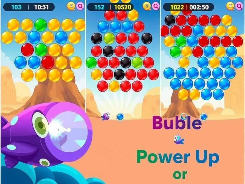 Evolution of Bubble Burst Adventure through different versions