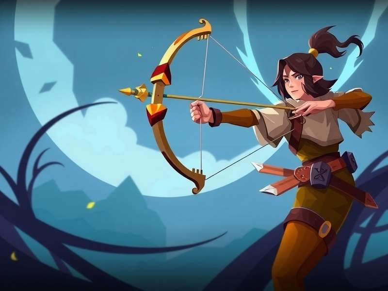 Bow Warrior Elite gameplay screenshot showing archery combat