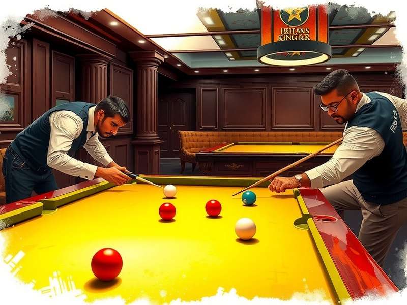 Professional Billiard Royal India tournament setup