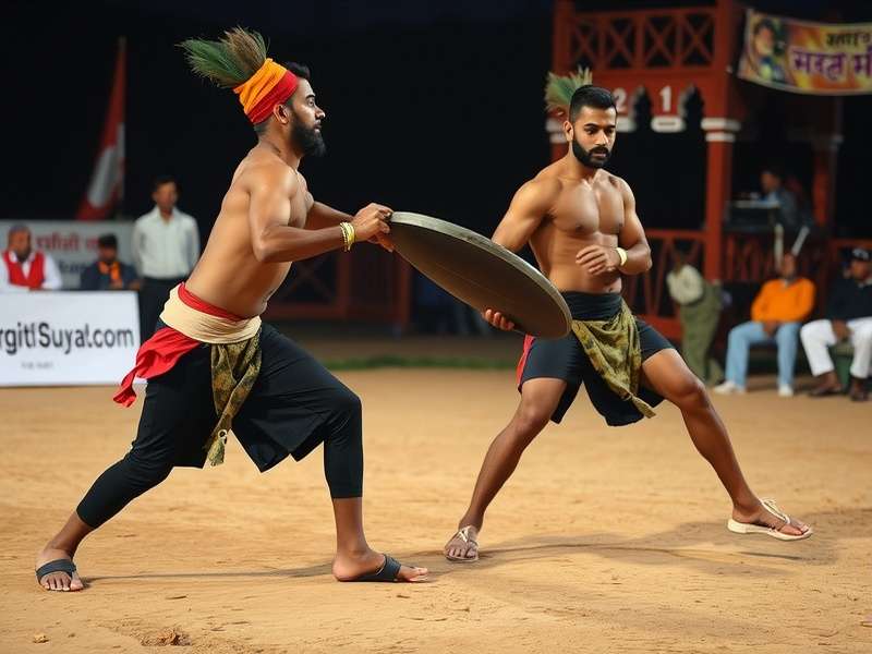 Official competition arena for Gujarati Grip Gladiators matches