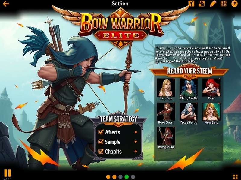 Bow Warrior Elite team strategy illustration