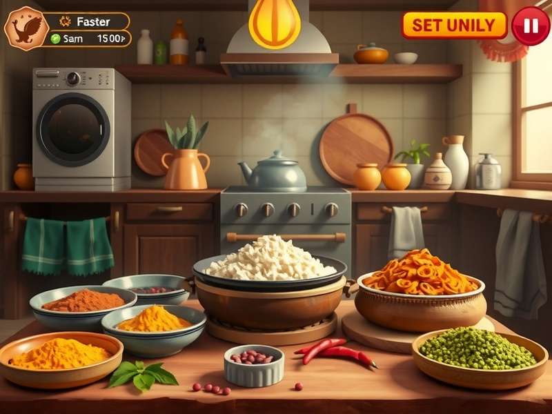 Traditional Punjabi spices and ingredients in the game