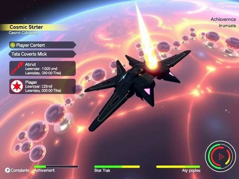 Cosmic Glider Titan spaceship customization interface