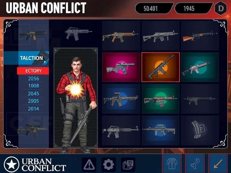 Urban Conflict gameplay screenshot showing tactical combat