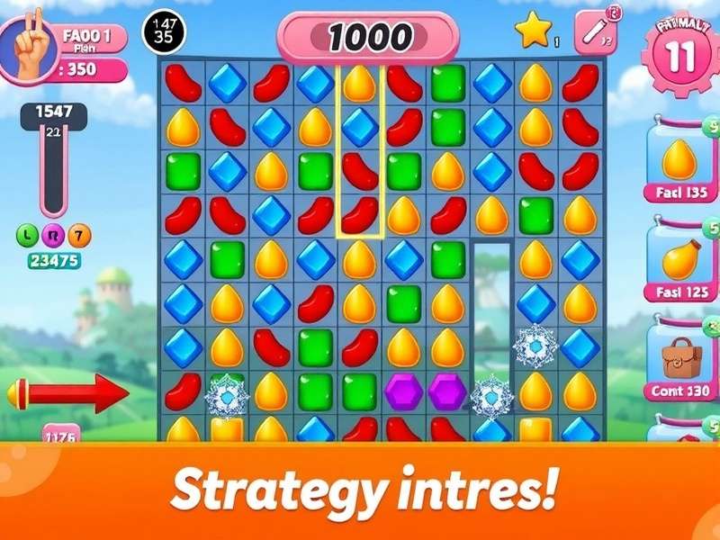 Colva Power Crush power-ups and special items display