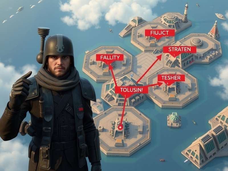 Tempest Troopers map layout showing strategic points