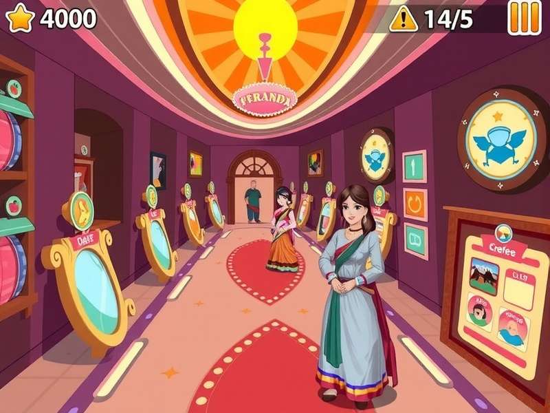 Burger and fries at American Diner restaurant