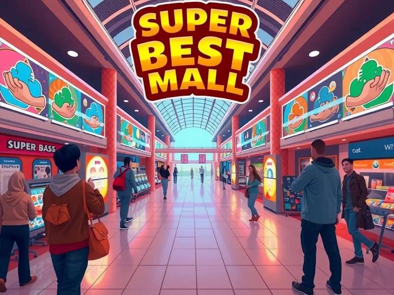 Colorful and safe play area for children with various activities