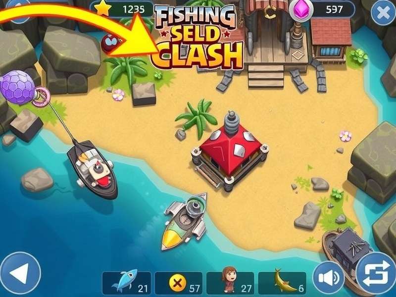 Fishing Clash tournament gameplay showing competitive fishing