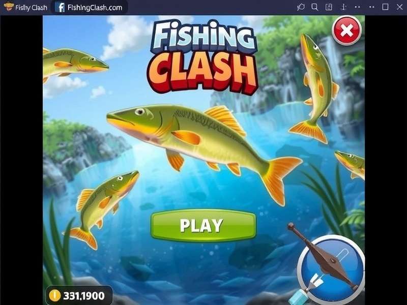 Fishing Clash gameplay screenshot showing fishing interface